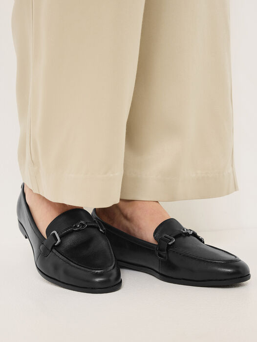 Instappers, BLACK LEATHER, hi-res