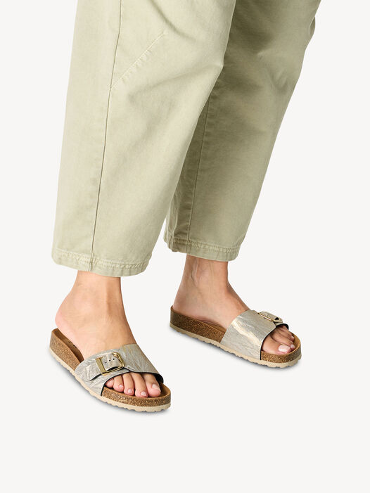 Slipper, LT GOLD STRUCT, hi-res