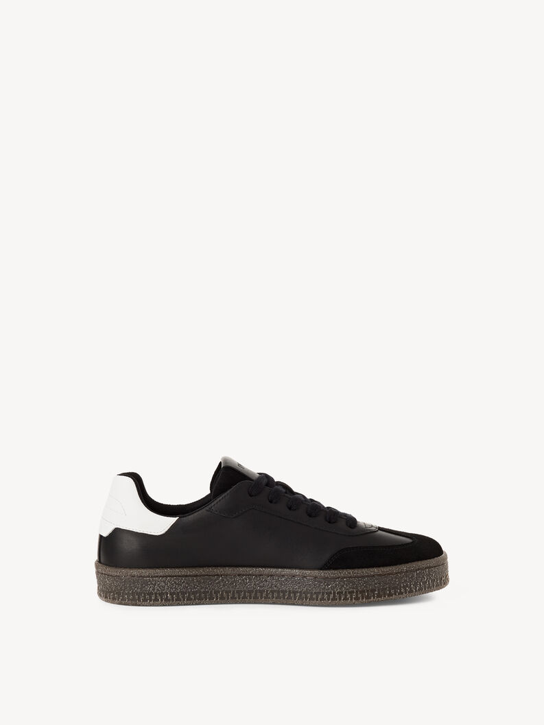 Basket en cuir - noir, BLACK COMB, hi-res
