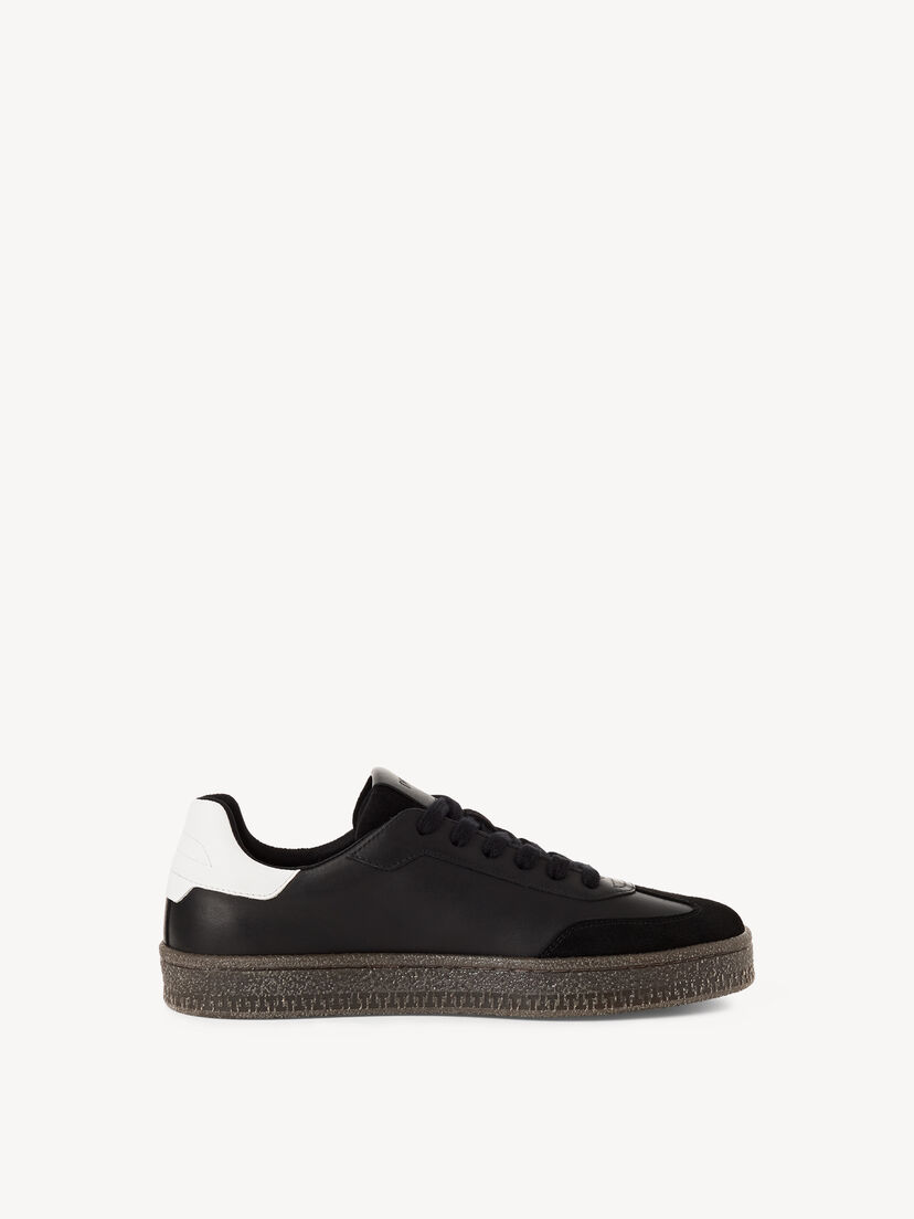 Leren Sneaker - zwart, BLACK COMB, hi-res