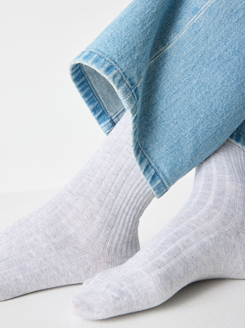 Socken 4er-Pack - multicolor, Grey/Black/Lavender/Offwhite, hi-res