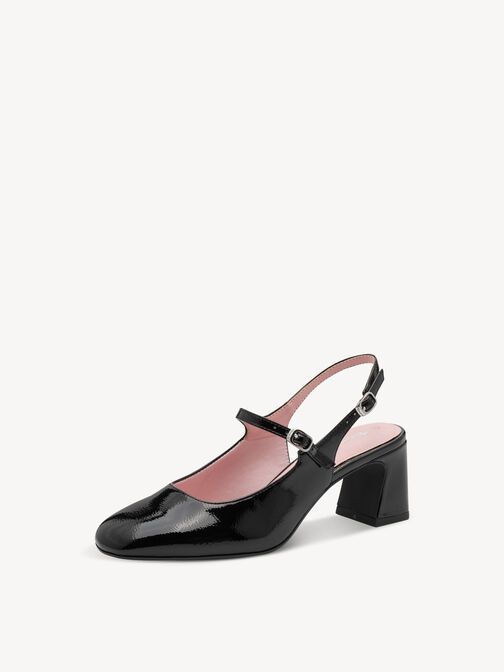 escarpin, BLACK PATENT, hi-res