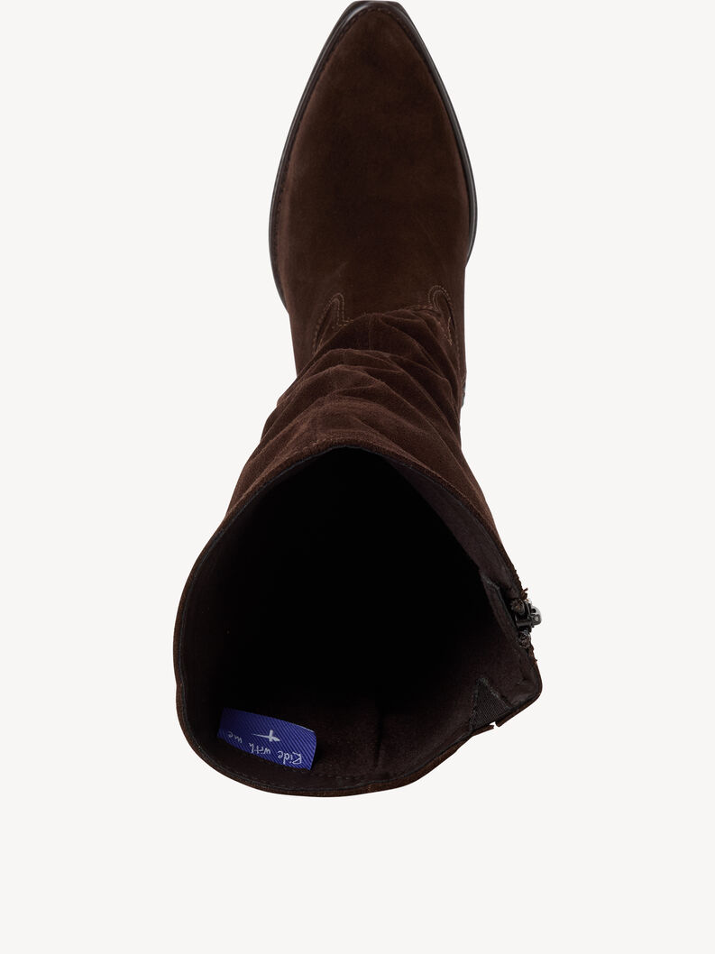 Bottes en cuir - marron, 304, hi-res