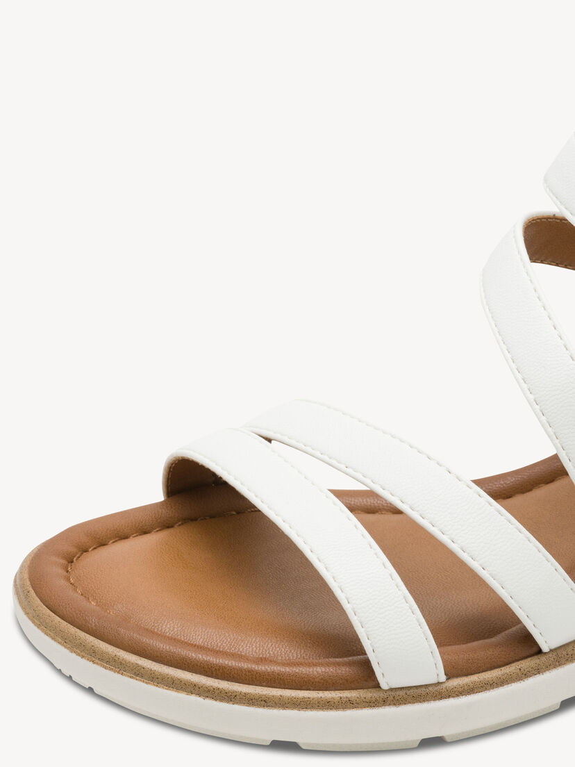 Sandaaltje - wit, WHITE UNI, hi-res