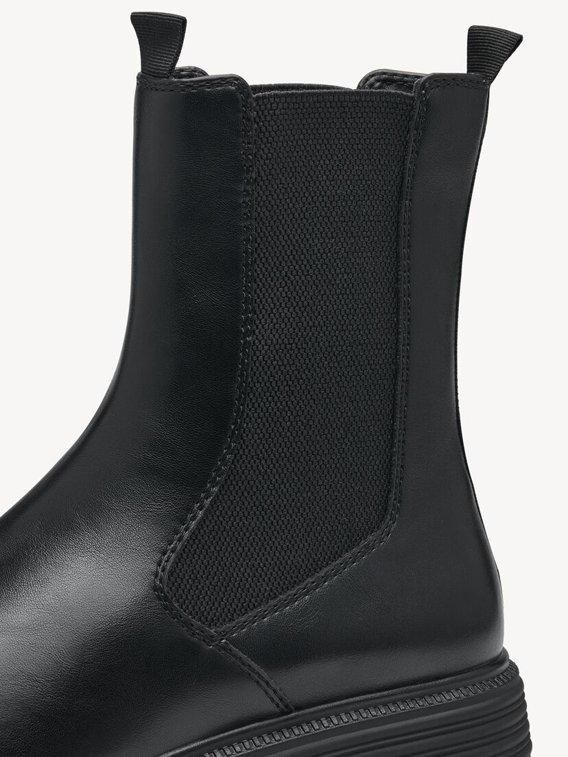 Chelseaboot - zwart, BLACK, hi-res