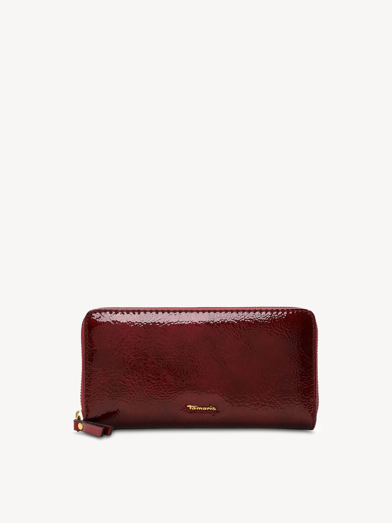 Wallet - red, darkwine, hi-res