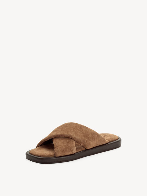 Mule, BROWN SUEDE, hi-res