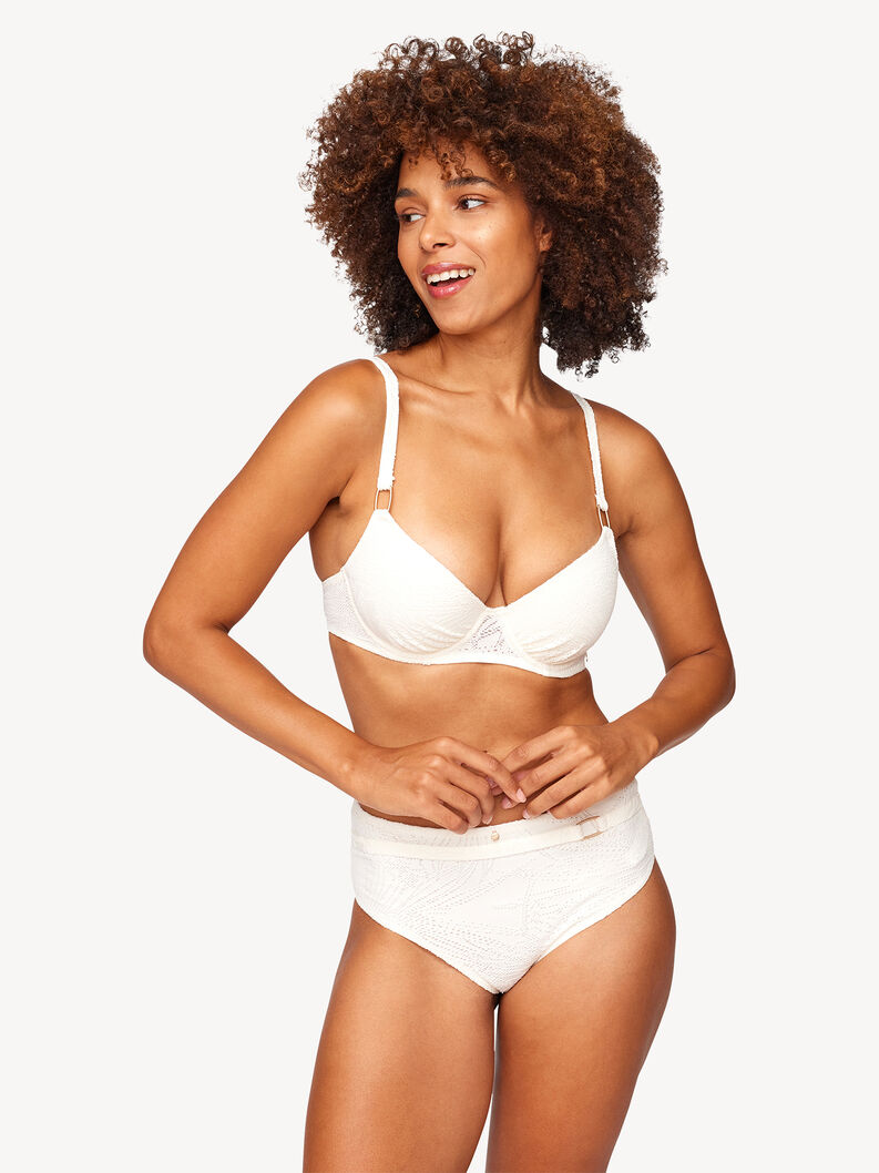 Bikini briefs - white, Coconut Milk, hi-res