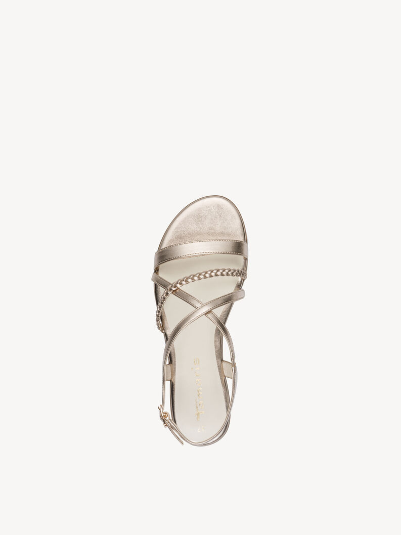 Sandal - guld, LIGHT GOLD, hi-res