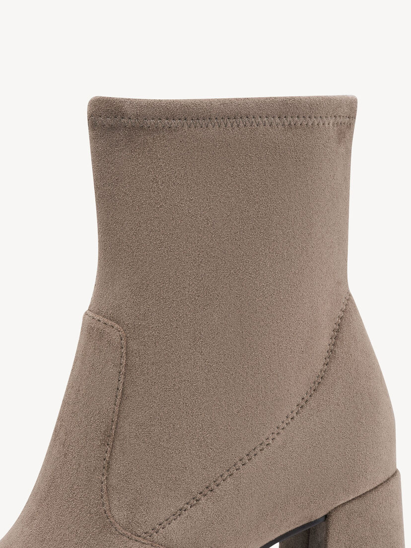 Enkellaarsje, TAUPE SUEDE, hi-res