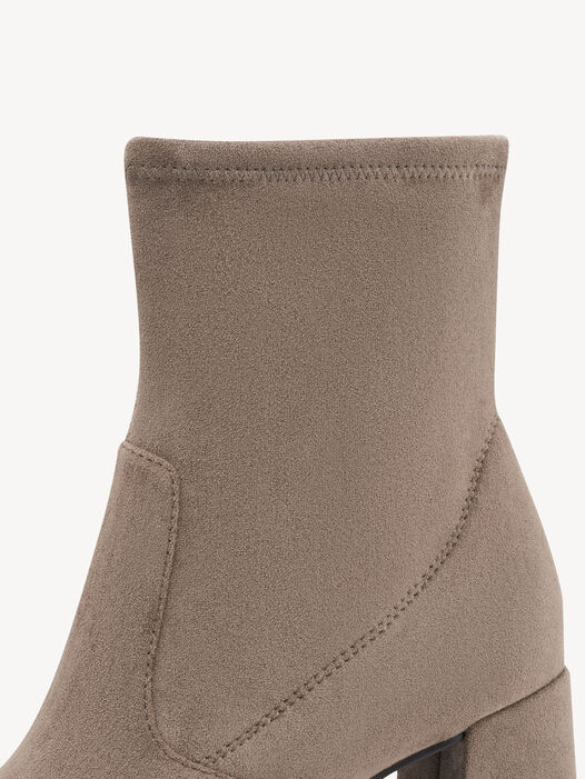 Enkellaarsje, TAUPE SUEDE, hi-res