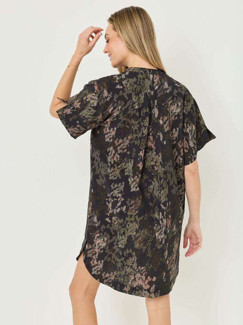 Robe - noir, Black Beauty Animal AOP, hi-res