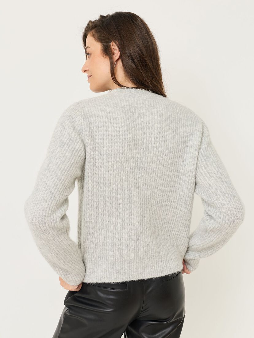 Vest - grijs, Light Grey Melange, hi-res