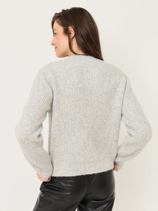 Vest, Light Grey Melange, hi-res