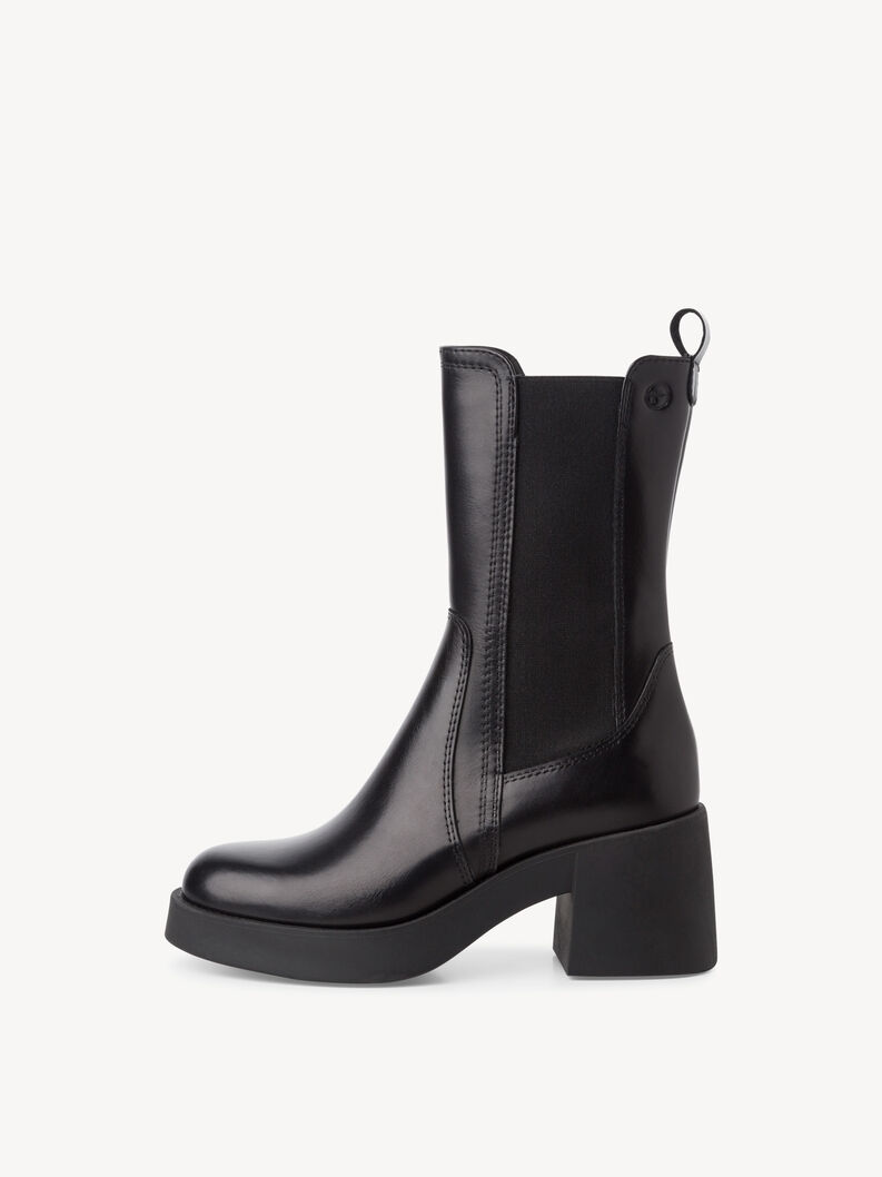 Leather Chelsea boot - black, BLACK, hi-res