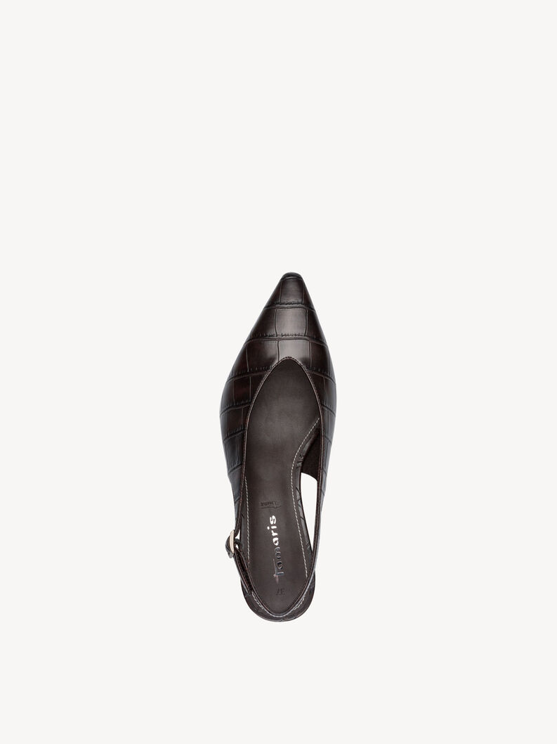 Escarpin - marron, MOCCA CROCO, hi-res