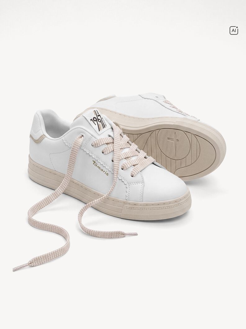 Sneaker - white, WHITE LEATHER, hi-res