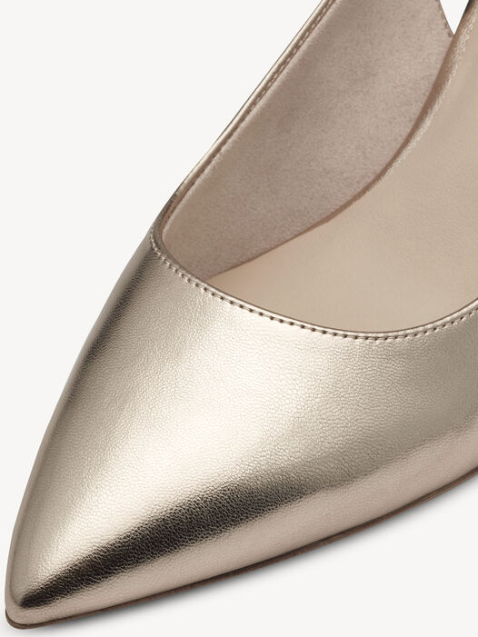 Slingpumps, LIGHT GOLD, hi-res