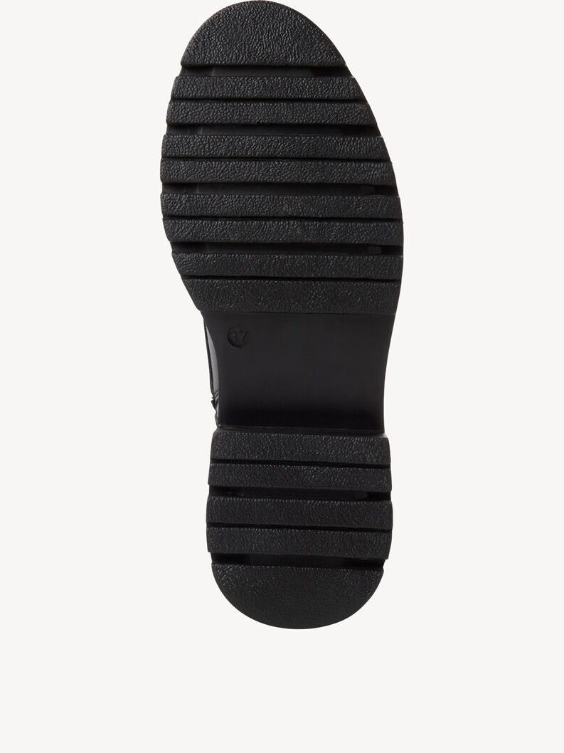 Leather Bootie - black, BLACK LEATHER, hi-res