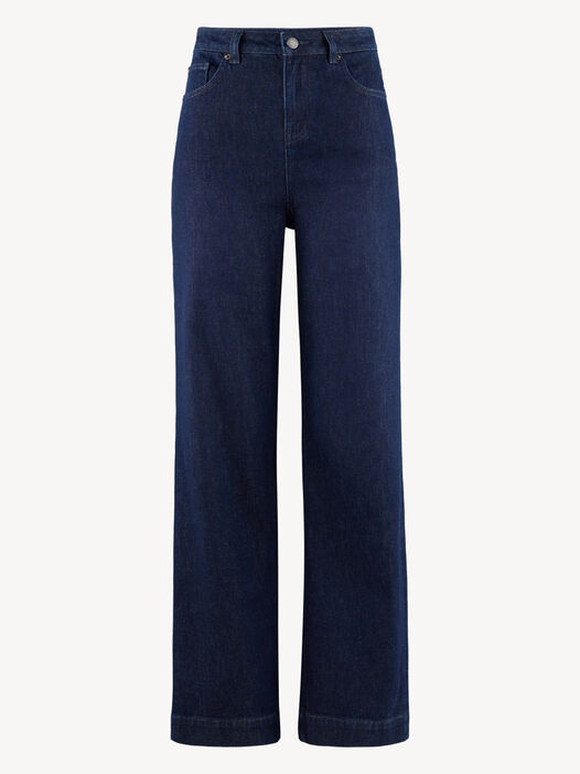 Jeans, Dark Blue Denim, hi-res