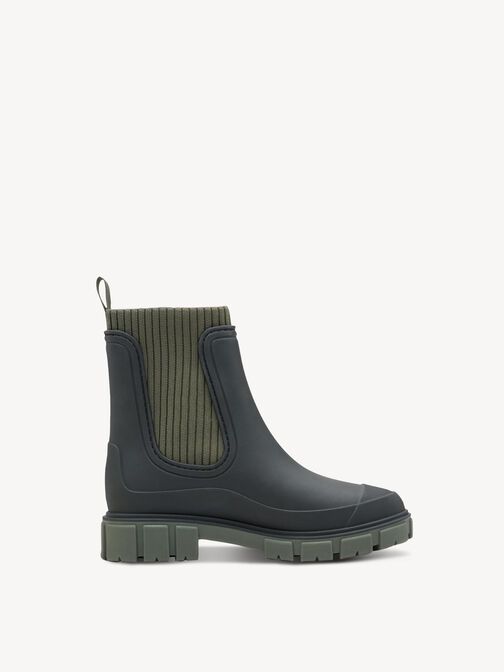 Stiefelette, BLACK/OLIVE, hi-res