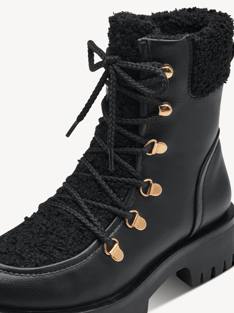 Stiefelette - schwarz Warmfutter, BLACK, hi-res