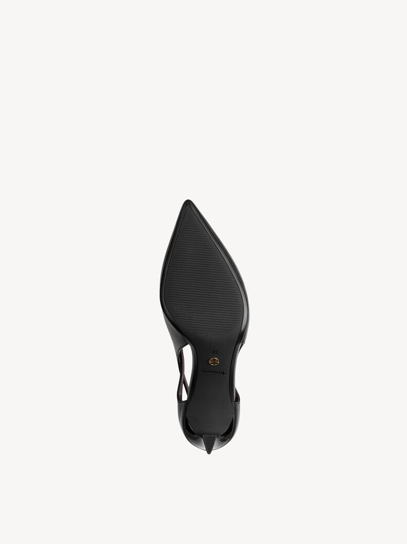 Lederpumps - schwarz, BLACK LEATHER, hi-res
