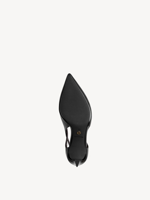 Escarpin, BLACK LEATHER, hi-res