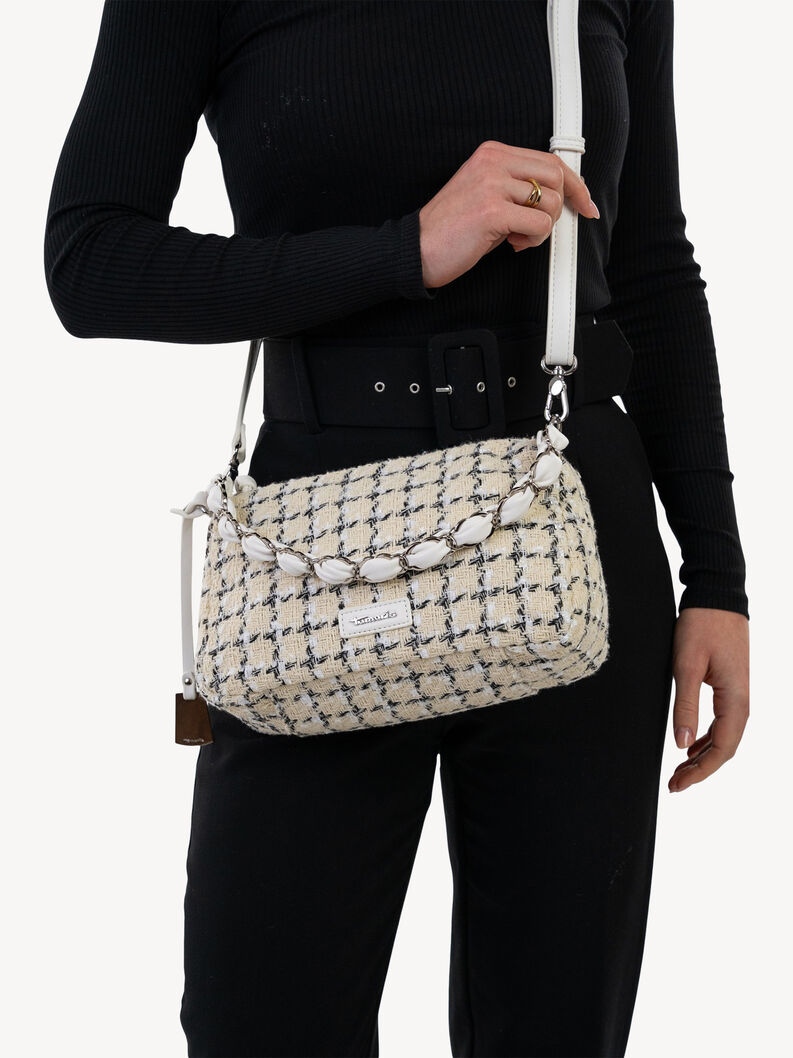 Borsa a tracolla - bianco, white, hi-res