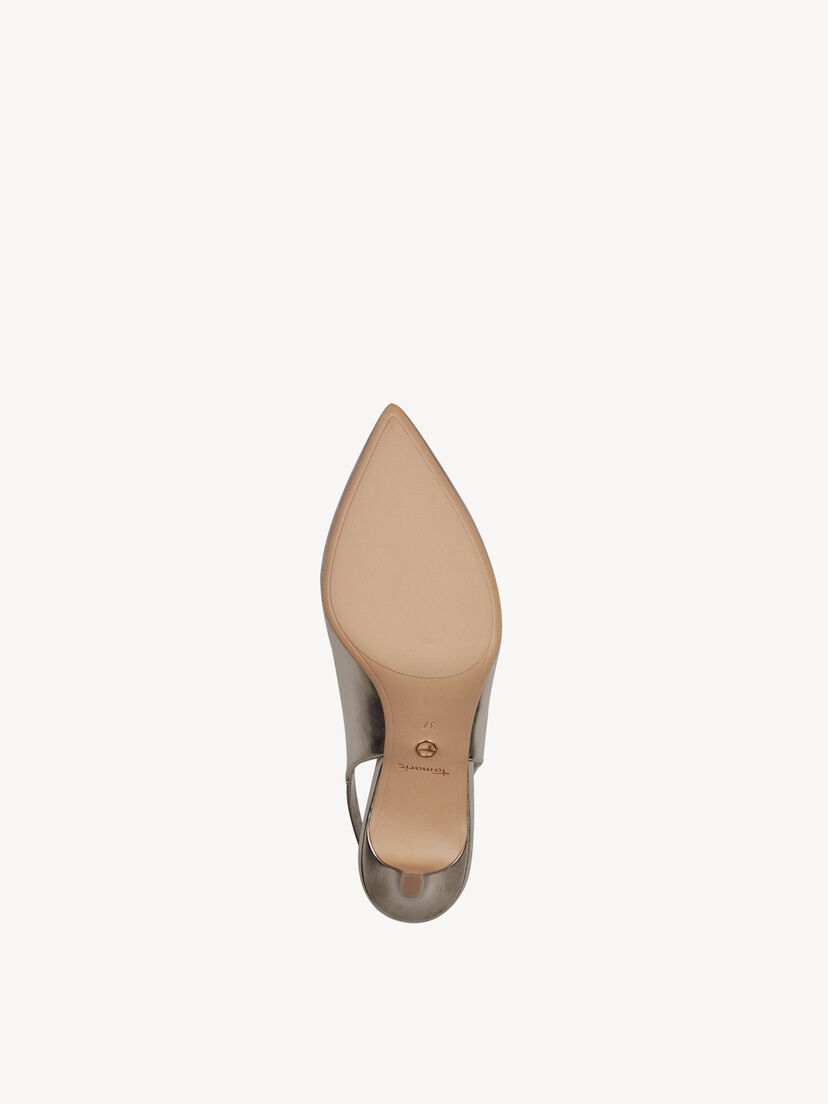 Slingpumps - goud, LIGHT GOLD, hi-res