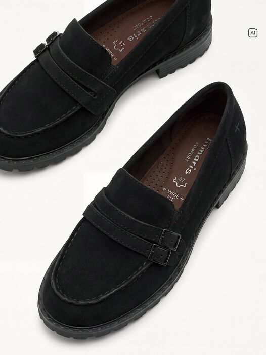 Instappers, BLACK SUEDE, hi-res