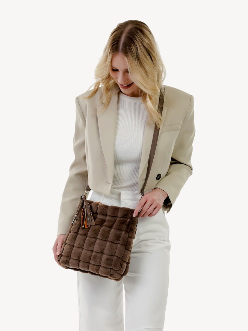 Schoudertas - bruin, brown, hi-res