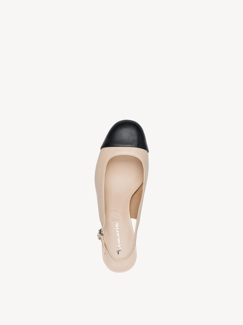 Sling pumps - beige, NUDE COMB, hi-res