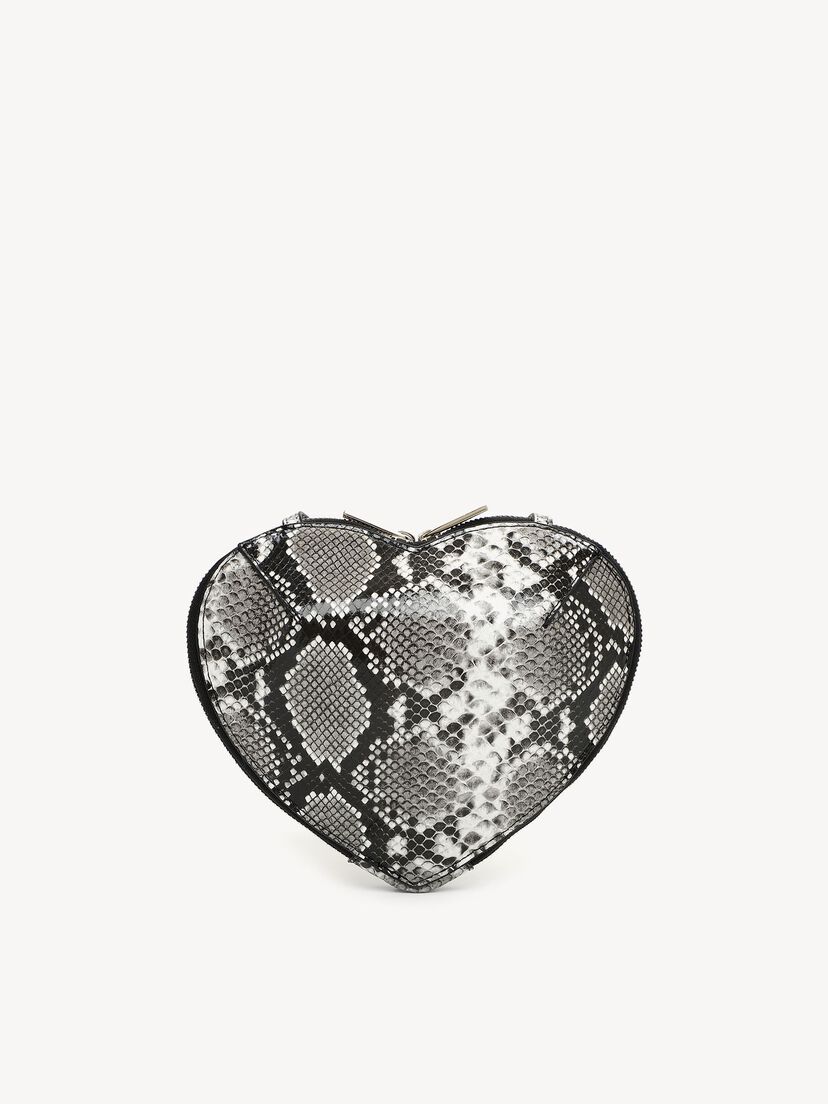 Schoudertas - wit, white-snake, hi-res