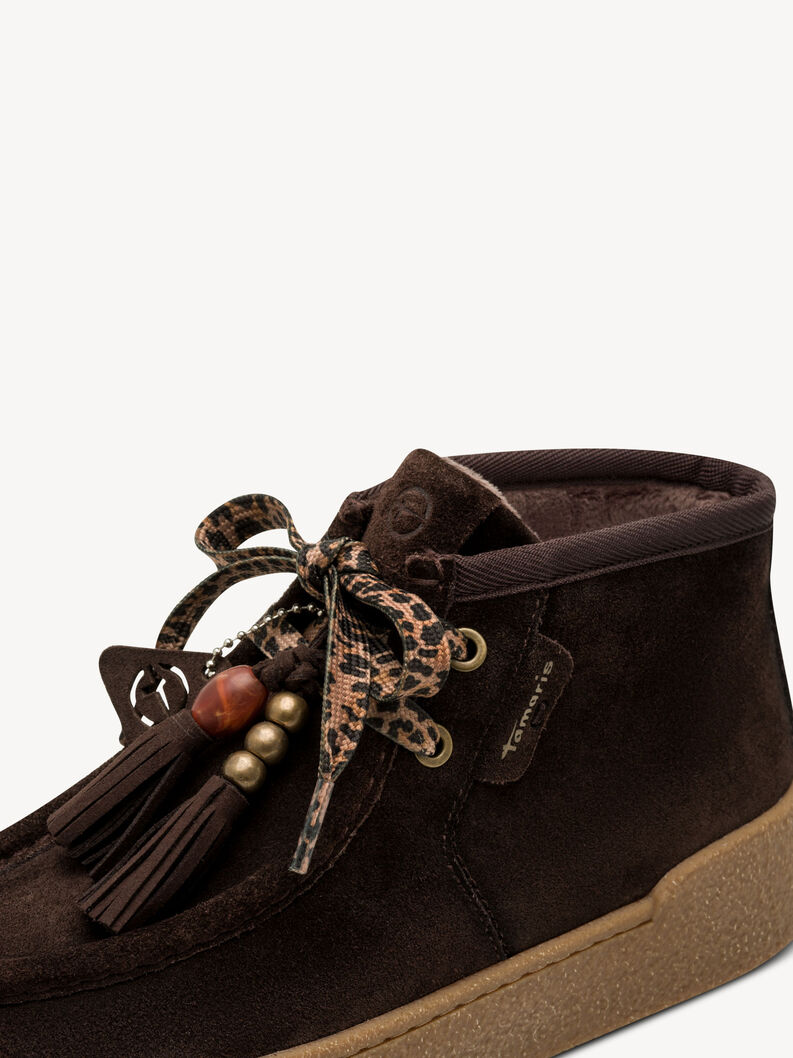 Basket en cuir - marron, 304, hi-res