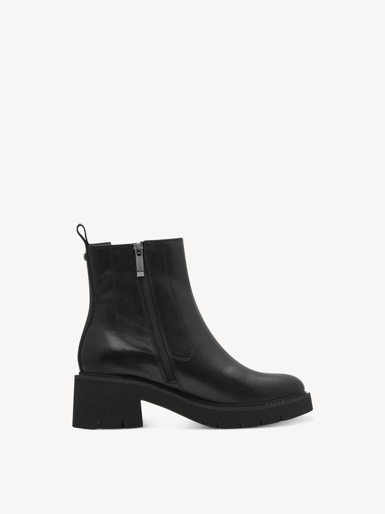 Leather Chelsea boot - black, BLACK LEATHER, hi-res