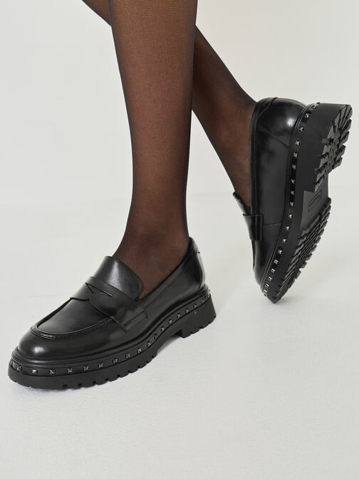 Slipper, BLACK, hi-res