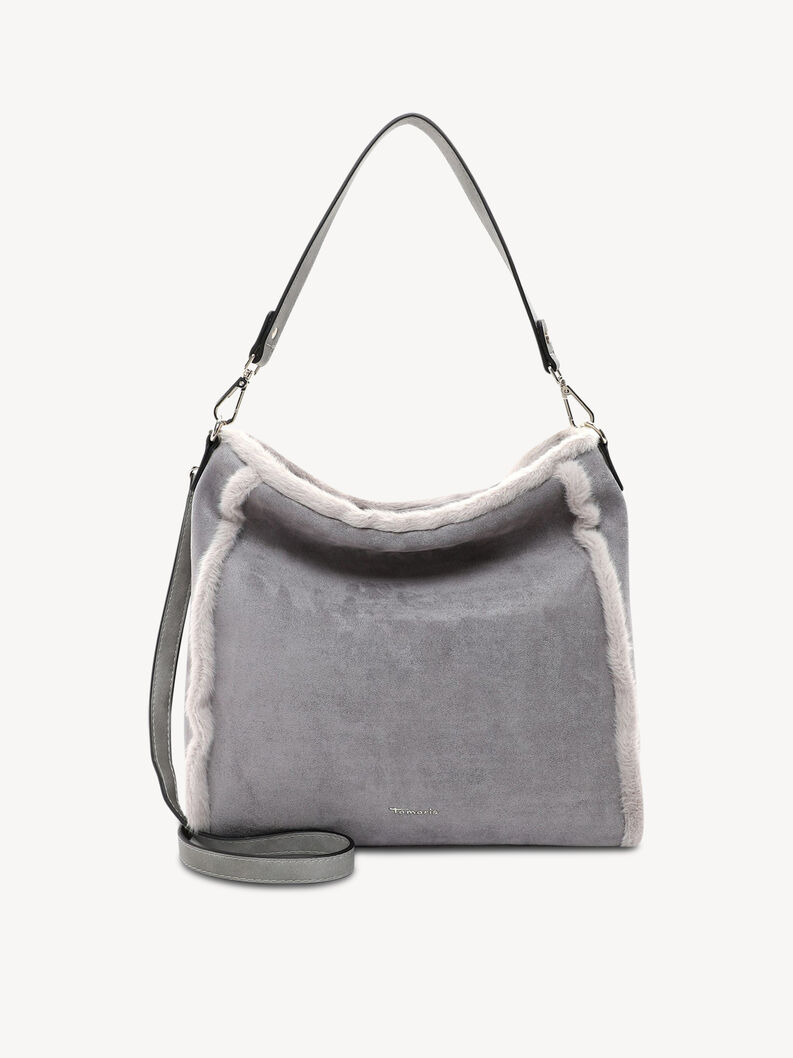 Τσάντα σάκος - γκρι, grey, hi-res