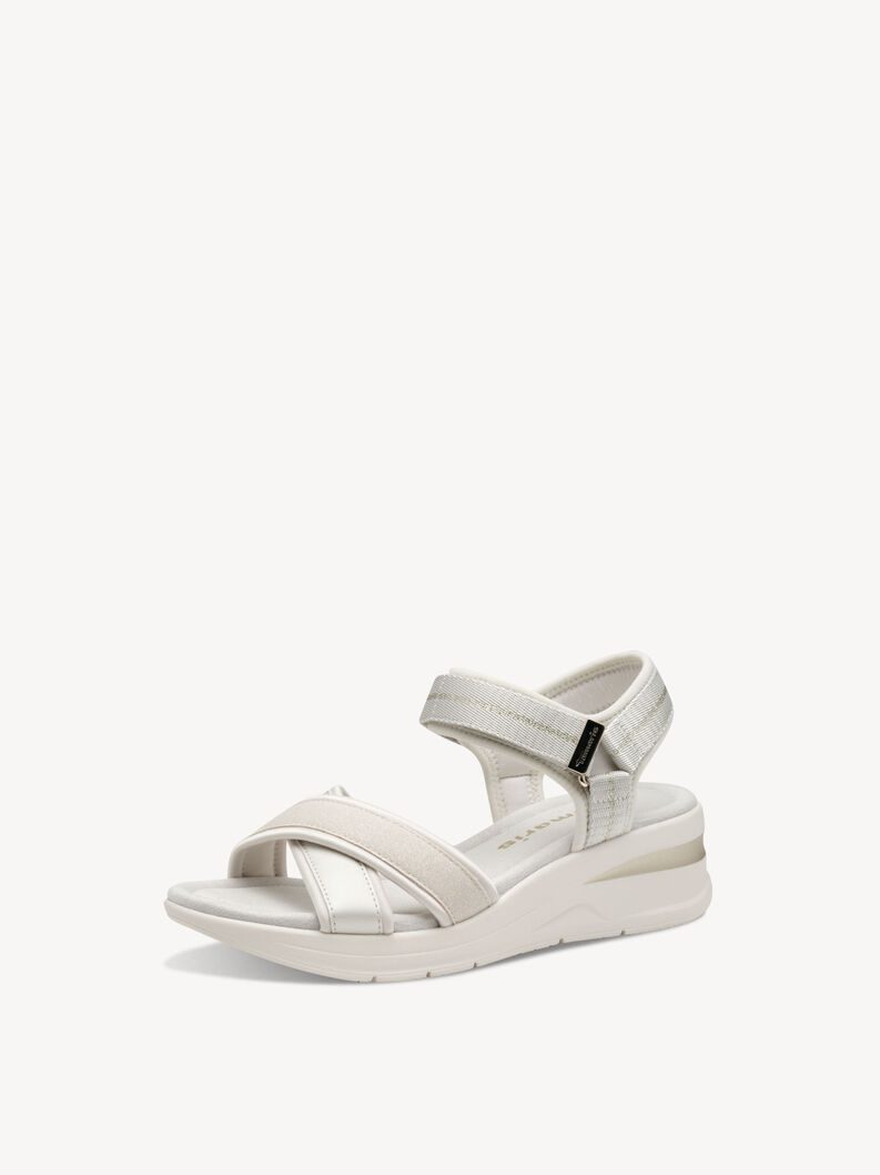 Sandale à talon - beige, 418, hi-res