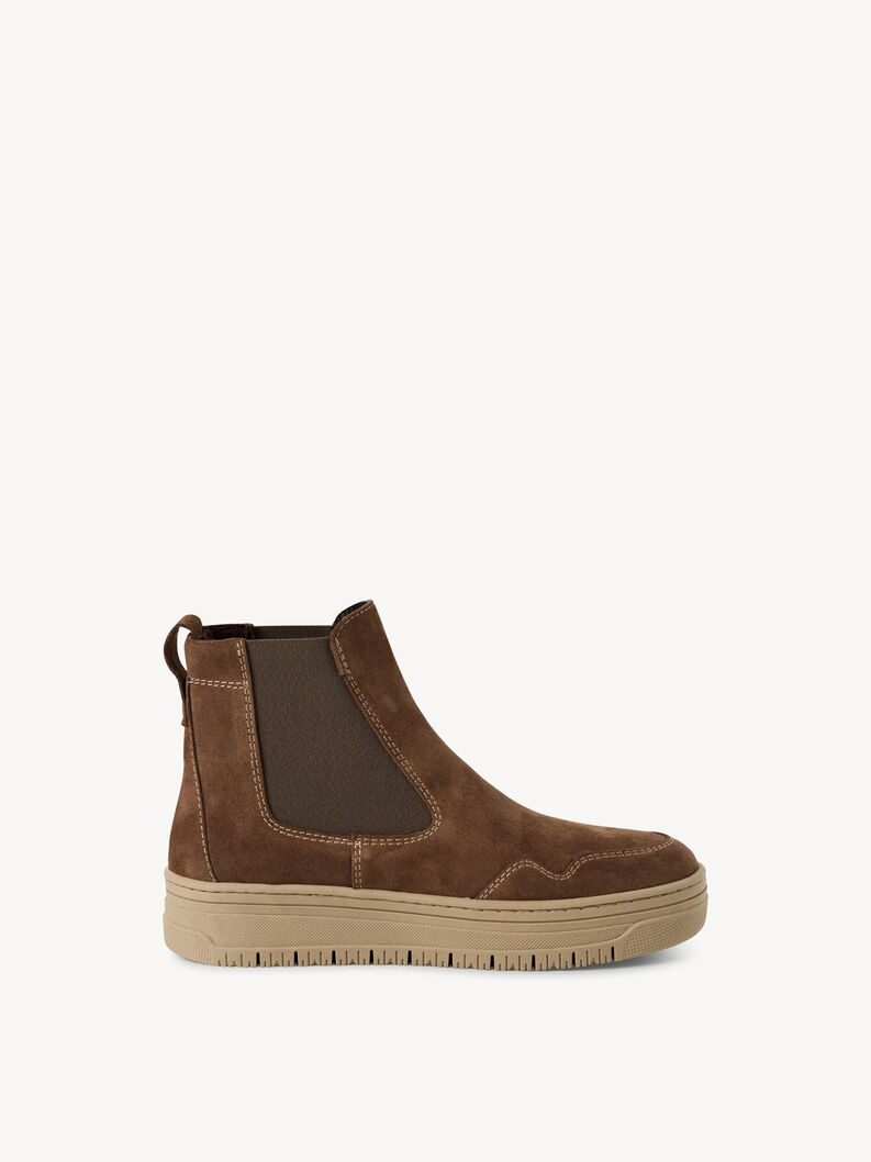 Leder Chelsea Boot - braun, BROWN, hi-res