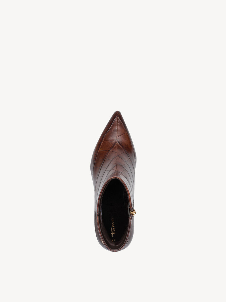 Bootie - brown, MUSCAT CROCO, hi-res