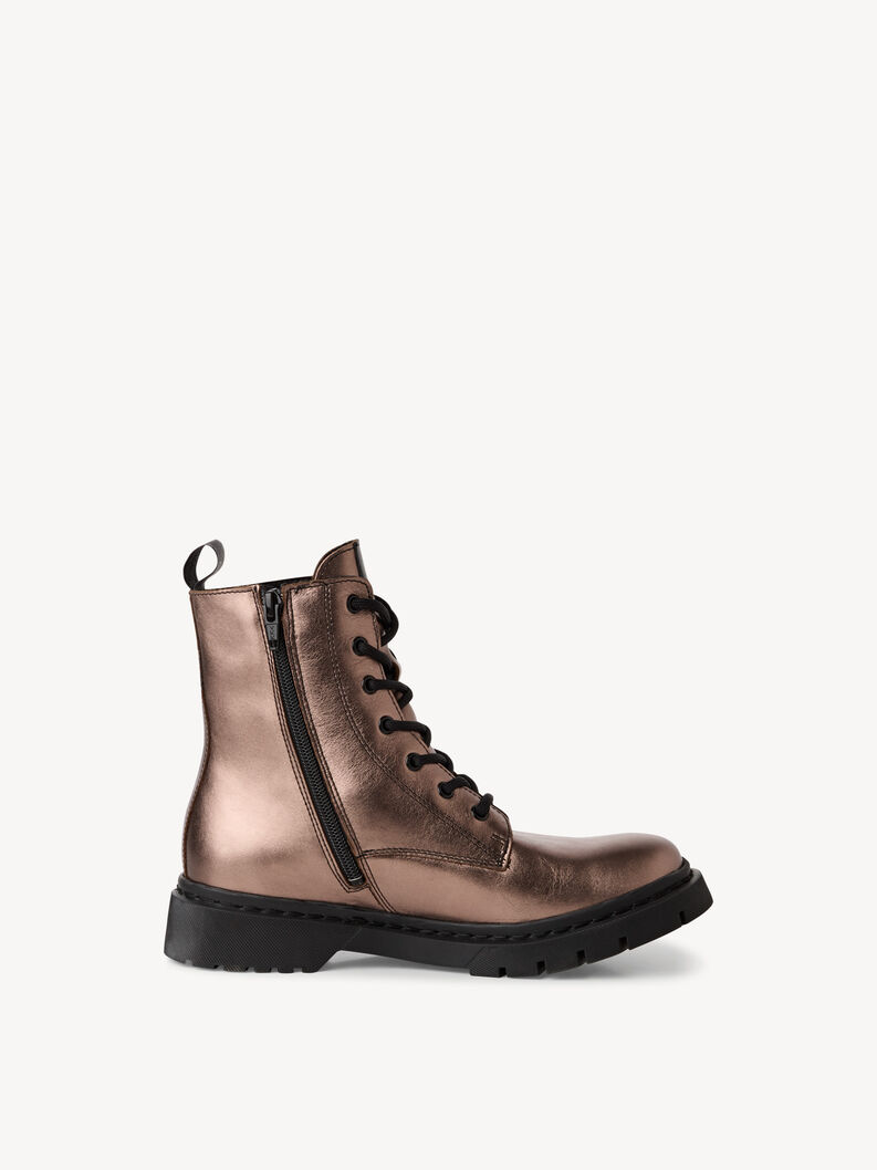 Bootie - metallic, BRONCE, hi-res