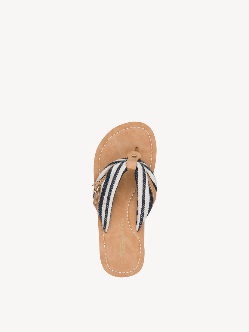 Flip Flops - blauw, NAVY STRIPES, hi-res