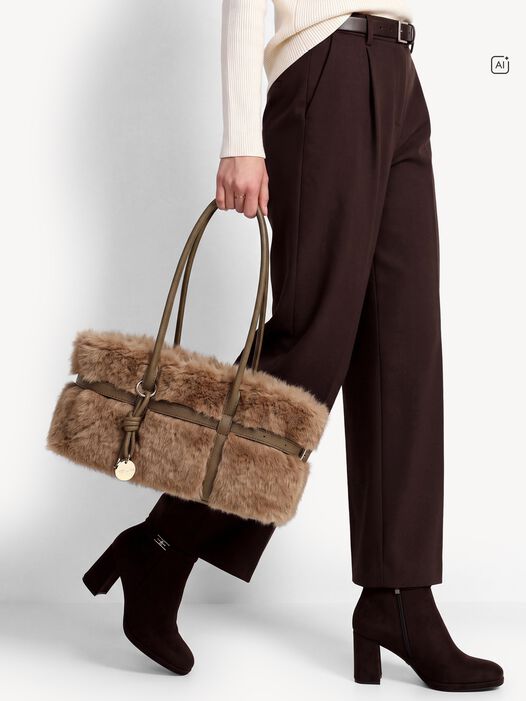 Shopper, taupe, hi-res