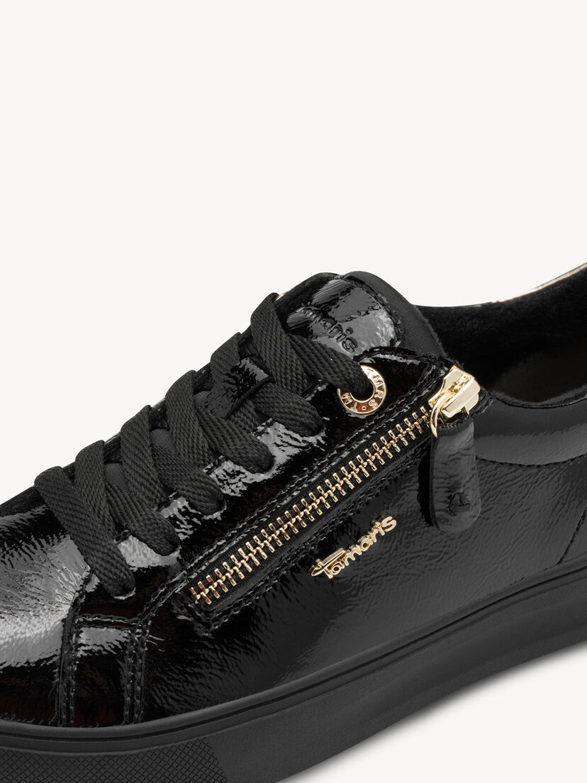 Sneaker - zwart, BLACK PATENT, hi-res