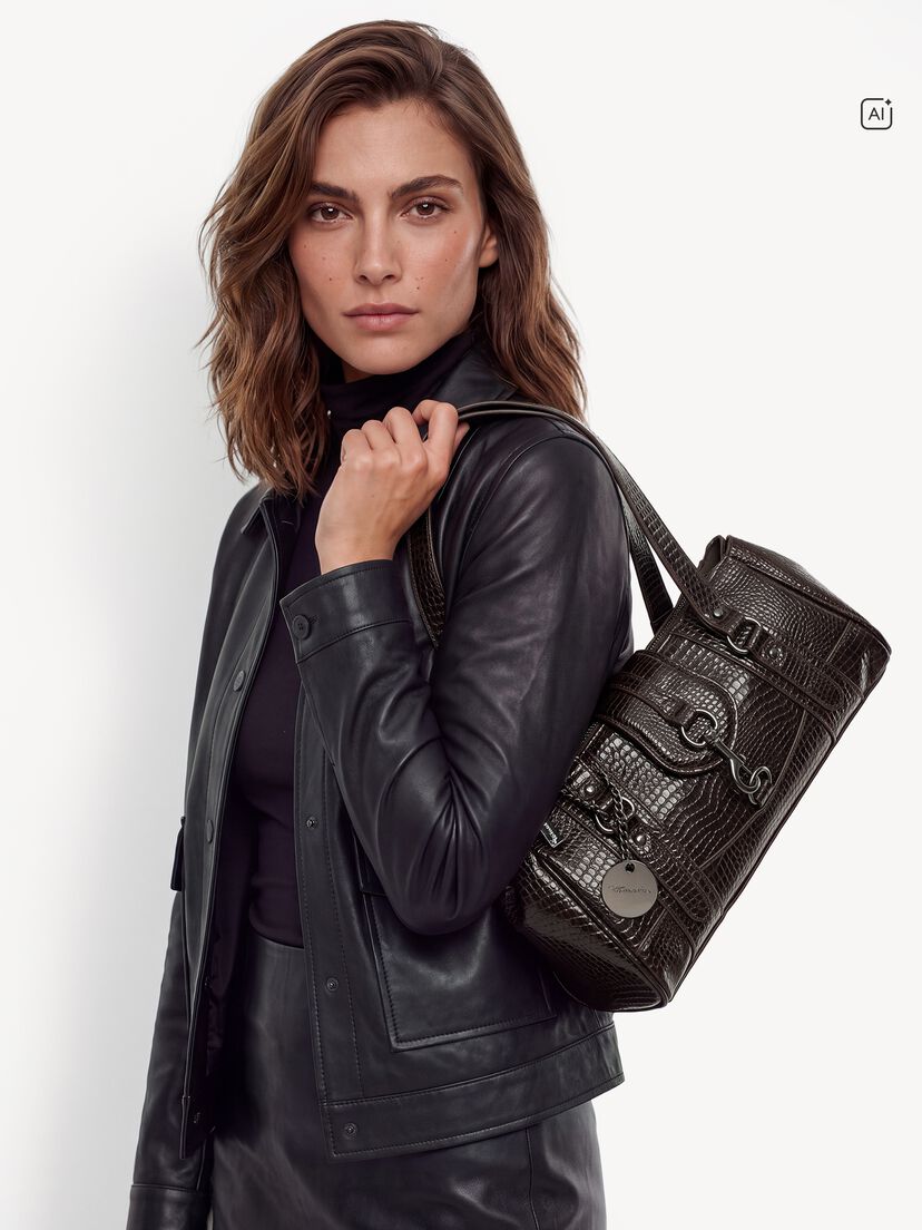 Shopper, brown, hi-res