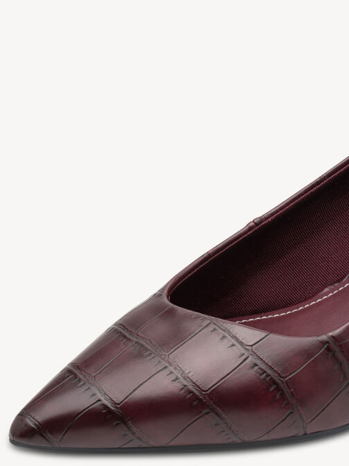 Pumps, MERLOT CROCO, hi-res