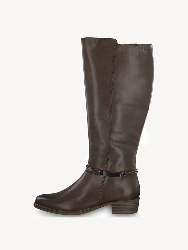 bottes tamaris cognac