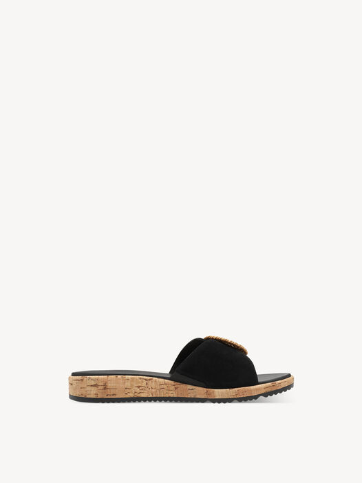 Slipper, BLACK, hi-res