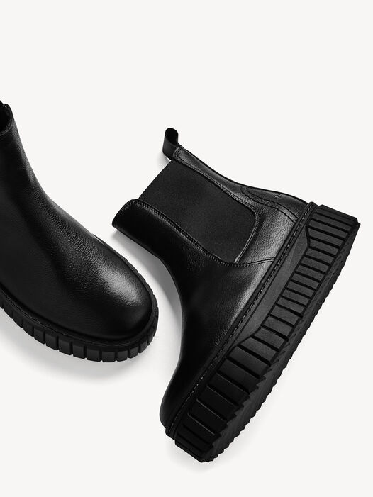 Chelseaboot, BLACK LEATHER, hi-res